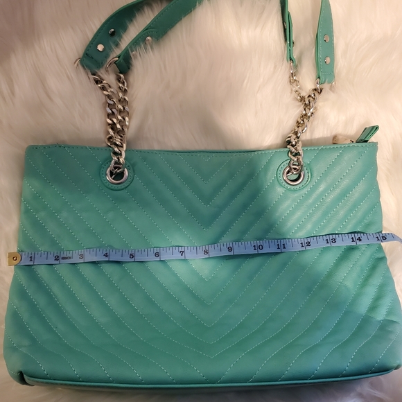 CHARMING CHARLIE Teal Shoulder Bag - Picture 2 of 7